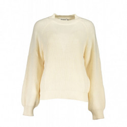 PULL DESIGUAL BLANC FEMME