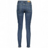 JEANS DENIM MUJER DESIGUAL AZUL