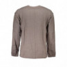 CALVIN KLEIN HERREN-SWEATSHIRT MIT BRAUNEM REISSVERSCHLUSS