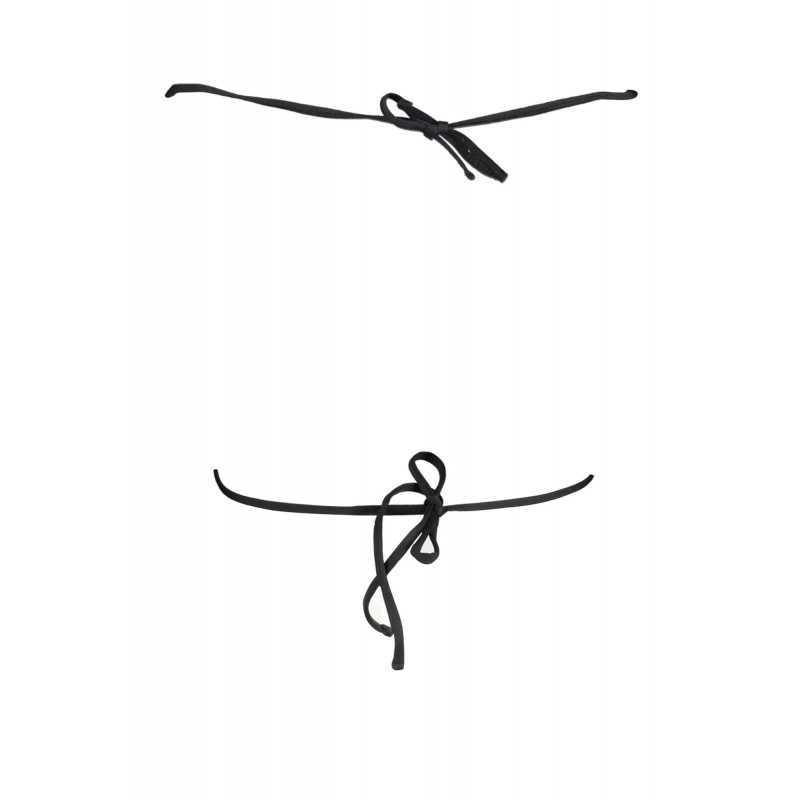 KARL LAGERFELD BEACHWEAR BADEANZUGTEILE OBEN FRAU SCHWARZ