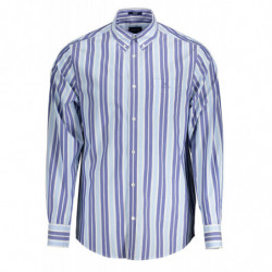 GANT CAMICIA MANICHE LUNGHE UOMO AZZURRO