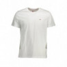 TOMMY HILFIGER HERREN-WEISSES KURZARM-T-SHIRT