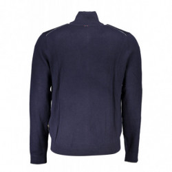NAPAPIJRI MEN'S BLUE CARDIGAN