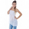 TOP FEMME BLANC BLUSHARD
