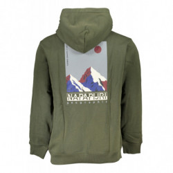 SUDADERA HOMBRE SIN CREMALLERA NAPAPIJRI VERDE