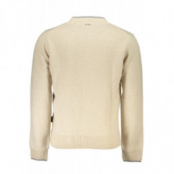 PULL NAPAPIJRI BEIGE POUR HOMME