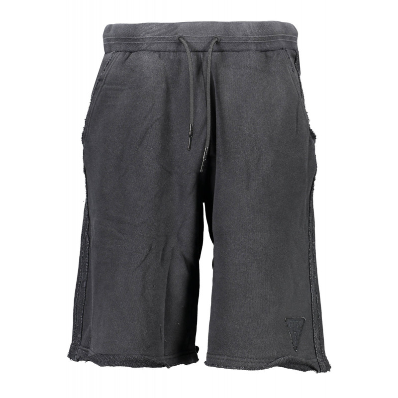 GUESS JEANS SCHWARZE BERMUDA-HOSE FÜR HERREN