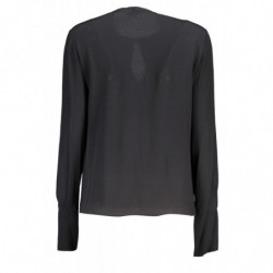PATRIZIA PEPE WOMEN'S LONG SLEEVE SHIRT BLACK