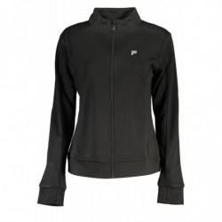 SWEAT-SHIRT ZIPPÉ NOIR FILA FEMME