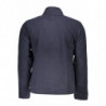 GIAN MARCO VENTURI HERREN-SWEATSHIRT MIT BLAUEM ZIP