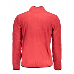 SUDADERA DE HOMBRE ROJA CON CREMALLERA GIAN MARCO VENTURI