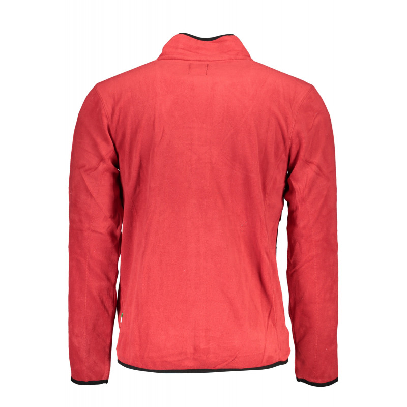 SWEAT-SHIRT ZIPPÉ ROUGE GIAN MARCO VENTURI POUR HOMME