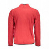 SUDADERA DE HOMBRE ROJA CON CREMALLERA GIAN MARCO VENTURI