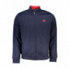 SWEAT-SHIRT ZIPPÉ BLEU GIAN MARCO VENTURI POUR HOMME