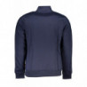 SWEAT-SHIRT ZIPPÉ BLEU GIAN MARCO VENTURI POUR HOMME