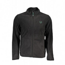 SWEAT-SHIRT ZIPPÉ NOIR GIAN MARCO VENTURI POUR HOMMES