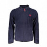 SWEAT-SHIRT ZIPPÉ BLEU GIAN MARCO VENTURI POUR HOMME