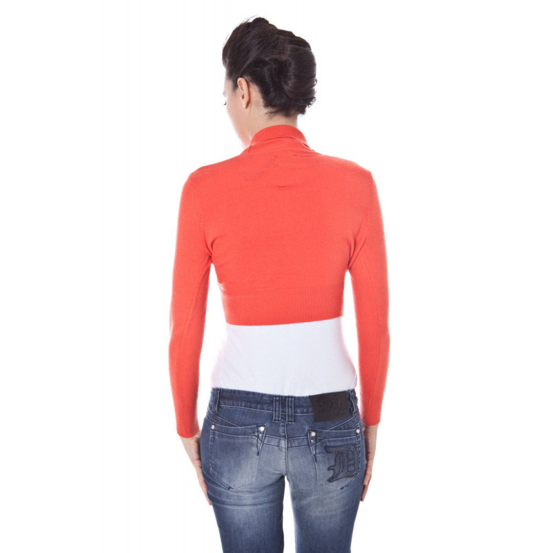 DATCH SHRUG MANGA LARGA MUJER ROJO