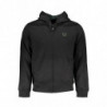 GIAN MARCO VENTURI HERREN-SWEATSHIRT MIT SCHWARZEM ZIP
