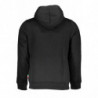 SWEAT-SHIRT ZIPPÉ NOIR GIAN MARCO VENTURI POUR HOMMES