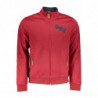 SUDADERA DE HOMBRE ROJA CON CREMALLERA GIAN MARCO VENTURI