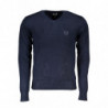 GIAN MARCO VENTURI HERREN-PULLOVER BLAU
