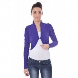 DATCH SHRUG MANGA LARGA MORADO MUJER