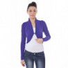 DATCH SHRUG MANGA LARGA MORADO MUJER