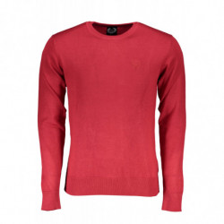 GIAN MARCO VENTURI MEN'S RED SWEATER