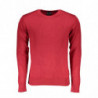 GIAN MARCO VENTURI HERREN-PULLOVER ROT