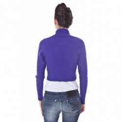 DATCH SHRUG MANGA LARGA MORADO MUJER