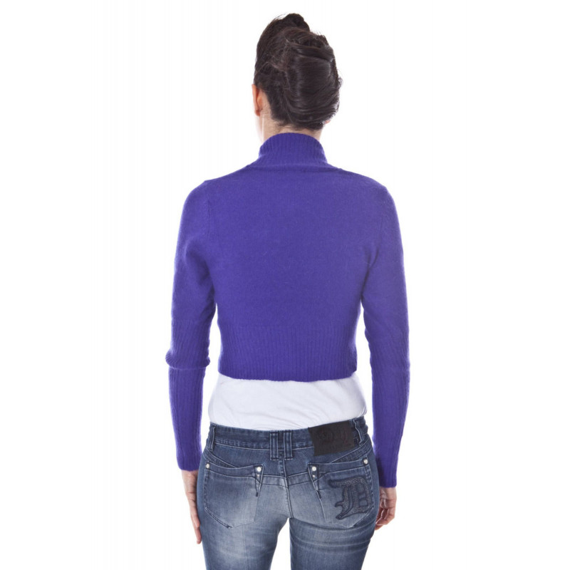 DATCH SHRUG MANGA LARGA MORADO MUJER