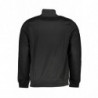 GIAN MARCO VENTURI MEN'S BLACK ZIP SWEATSHIRT