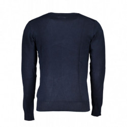GIAN MARCO VENTURI HERREN-PULLOVER BLAU