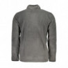 GIAN MARCO VENTURI MEN'S GRAY ZIP SWEATSHIRT