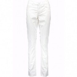 PANTALON FEMME GANT BLANC