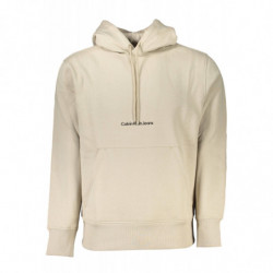 SUDADERA SIN CREMALLERA BEIGE HOMBRE CALVIN KLEIN