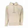 SUDADERA SIN CREMALLERA BEIGE HOMBRE CALVIN KLEIN