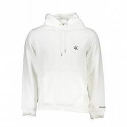 SWEAT-SHIRT SANS FERMETURE ÉCLAIR BLANC CALVIN KLEIN POUR HOMMES