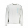 SWEAT-SHIRT SANS FERMETURE ÉCLAIR BLANC CALVIN KLEIN POUR HOMMES