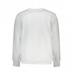 CALVIN KLEIN MEN'S WHITE ZIPLESS SWEATSHIRT
