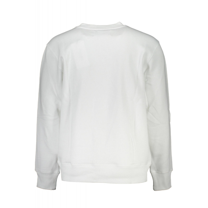 SWEAT-SHIRT SANS FERMETURE ÉCLAIR BLANC CALVIN KLEIN POUR HOMMES