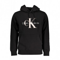 CALVIN KLEIN MEN'S BLACK ZIPLESS SWEATSHIRT