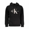 SWEAT-SHIRT SANS FERMETURE ÉCLAIR NOIR CALVIN KLEIN POUR HOMMES