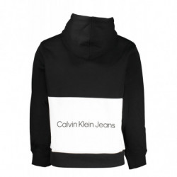 SUDADERA SIN CREMALLERA NEGRA DE HOMBRE CALVIN KLEIN