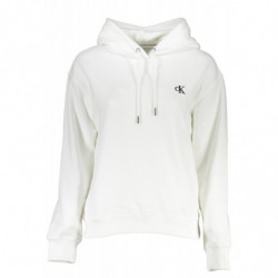 CALVIN KLEIN WOMEN'S ZIPLESS SWEATSHIRT WHITE