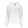 SUDADERA MUJER SIN CREMALLERA CALVIN KLEIN BLANCO