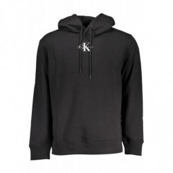 SUDADERA SIN CREMALLERA NEGRA DE HOMBRE CALVIN KLEIN