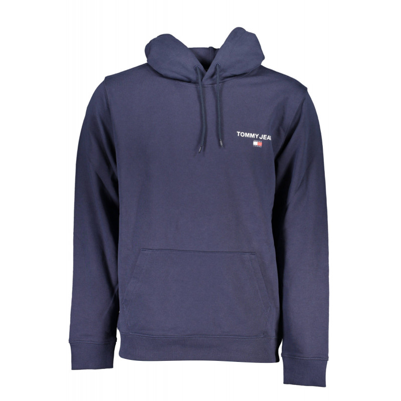 SWEAT-SHIRT SANS FERMETURE ÉCLAIR BLEU TOMMY HILFIGER POUR HOMMES