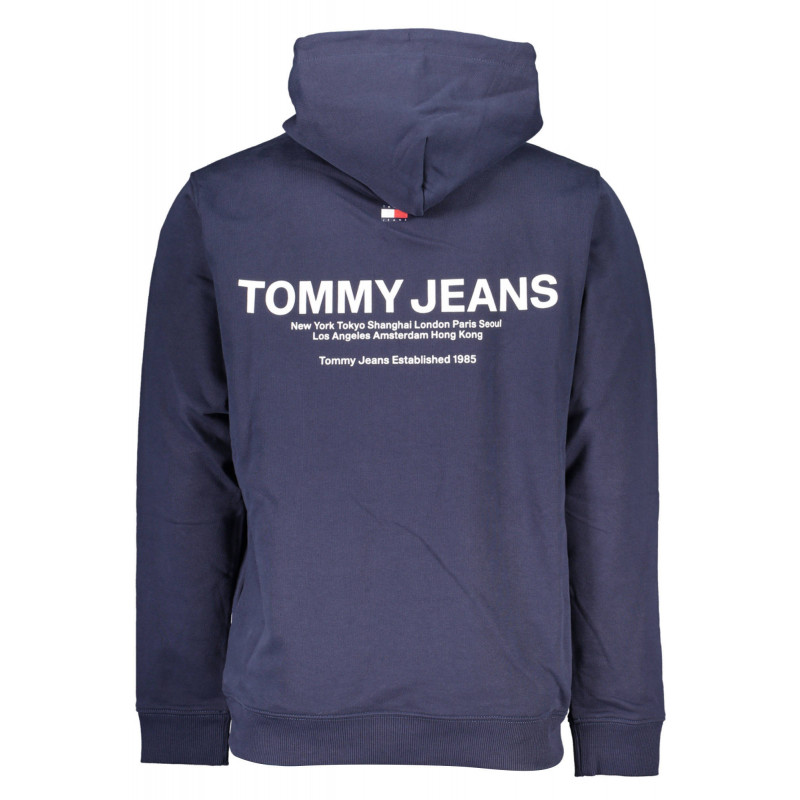 SUDADERA AZUL SIN CREMALLERA TOMMY HILFIGER HOMBRE